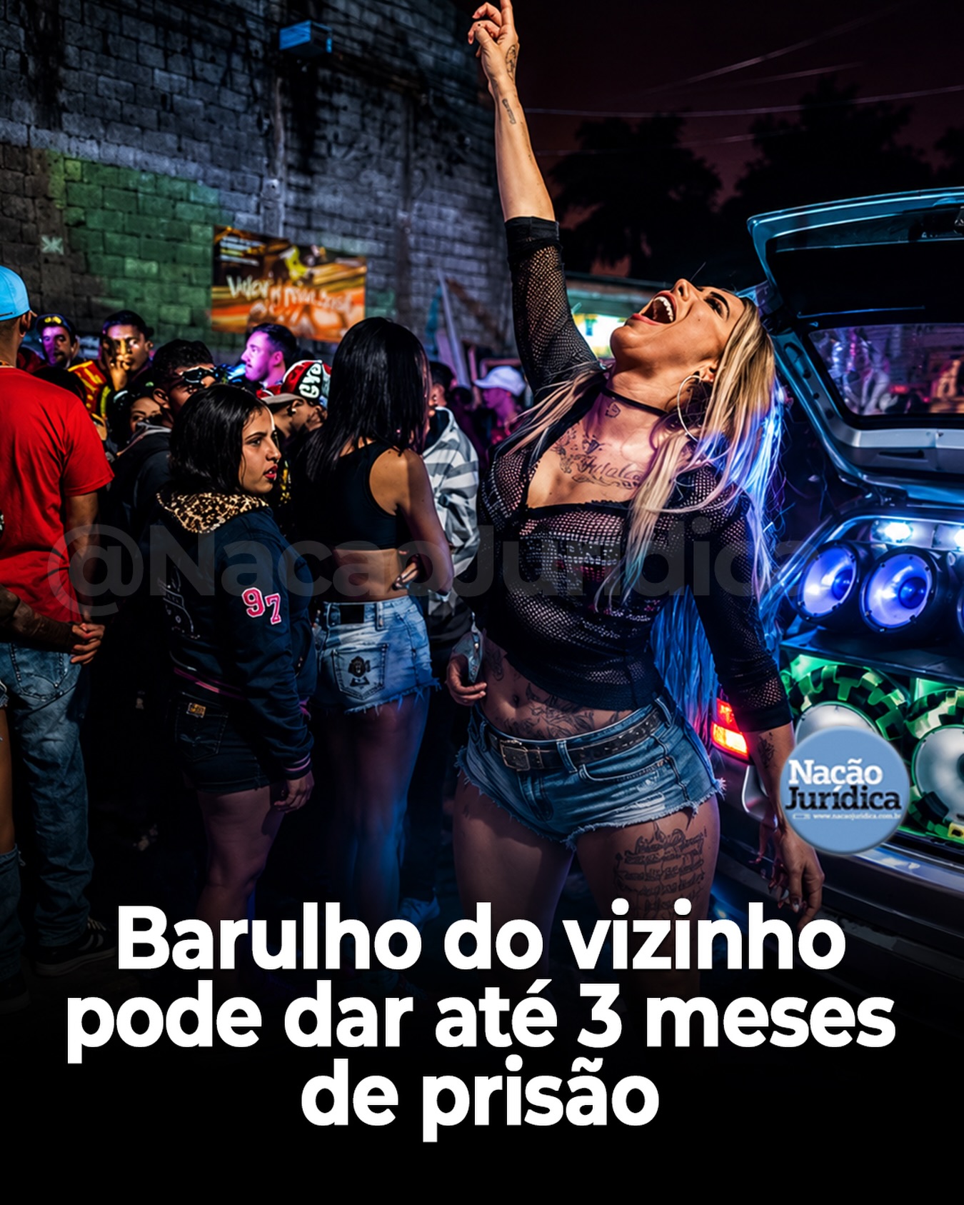 Barulho do vizinho peoe dar até 3 meses de prisão