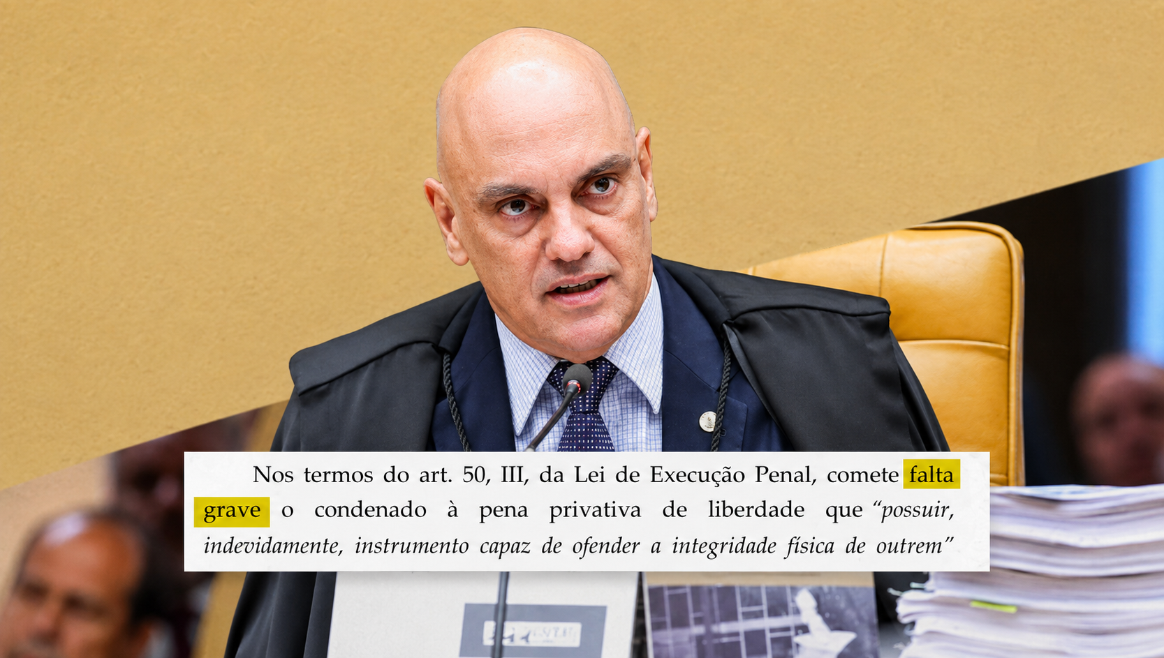 Moraes manda PGR avaliar falta grave por arma de Bolsonaro em prisão domiciliar