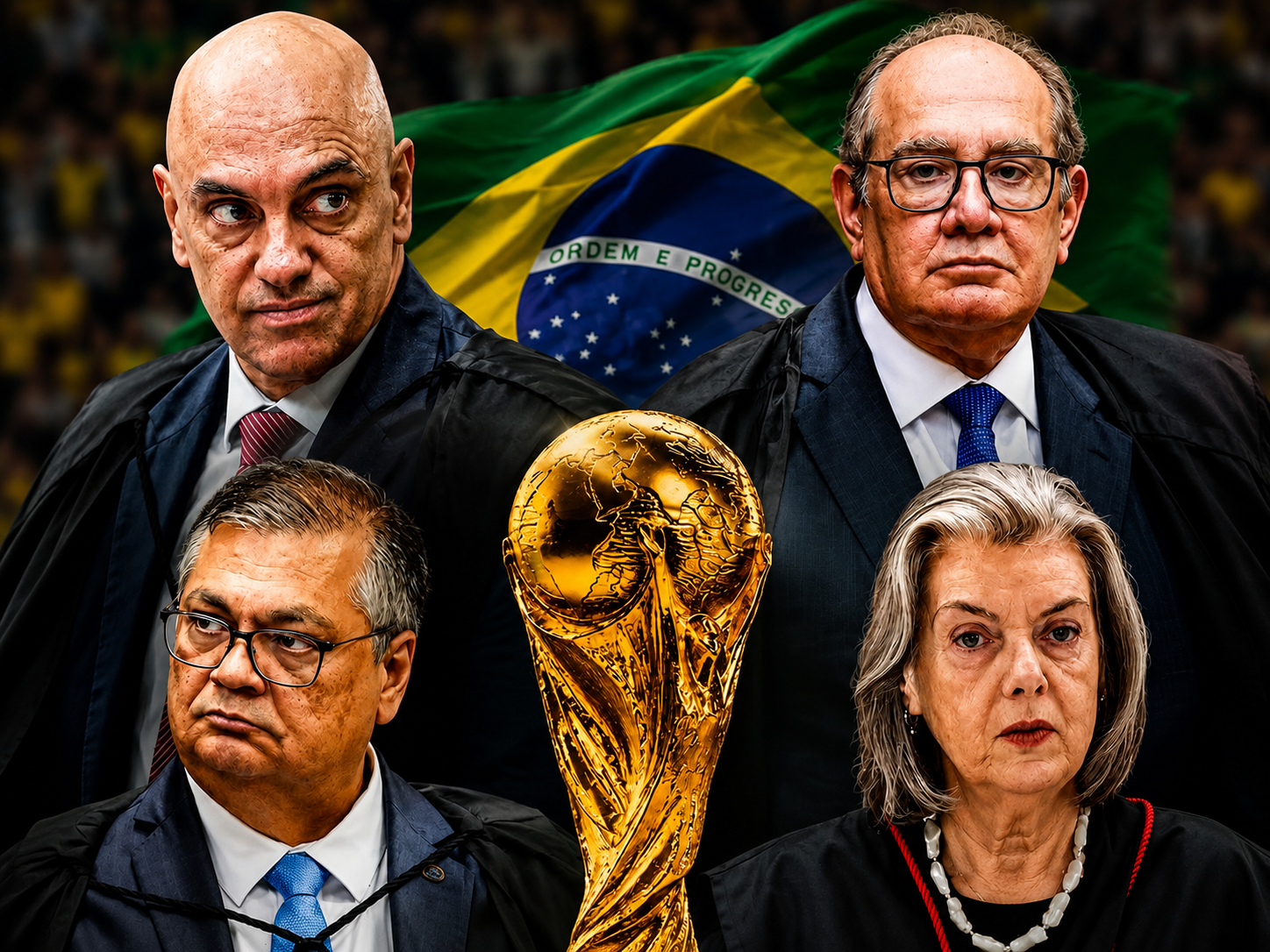Ministros do STF evitam Copa do Mundo nos EUA por receio de serem barrados na imigração