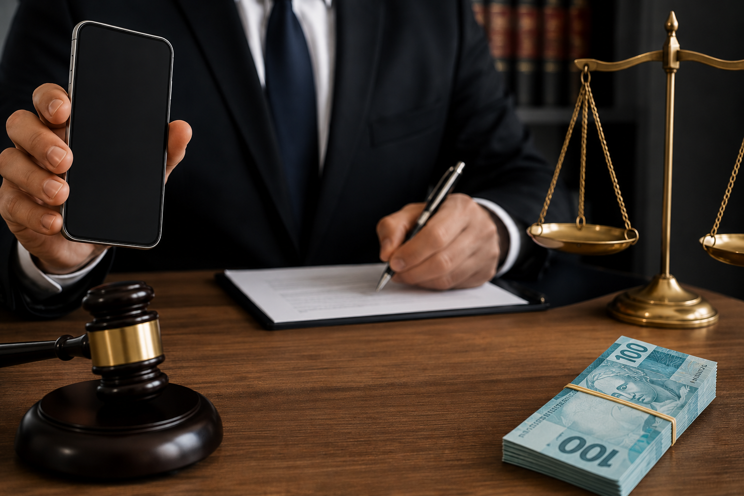 Empresa deve restituir descontos salariais por furto de celular corporativo