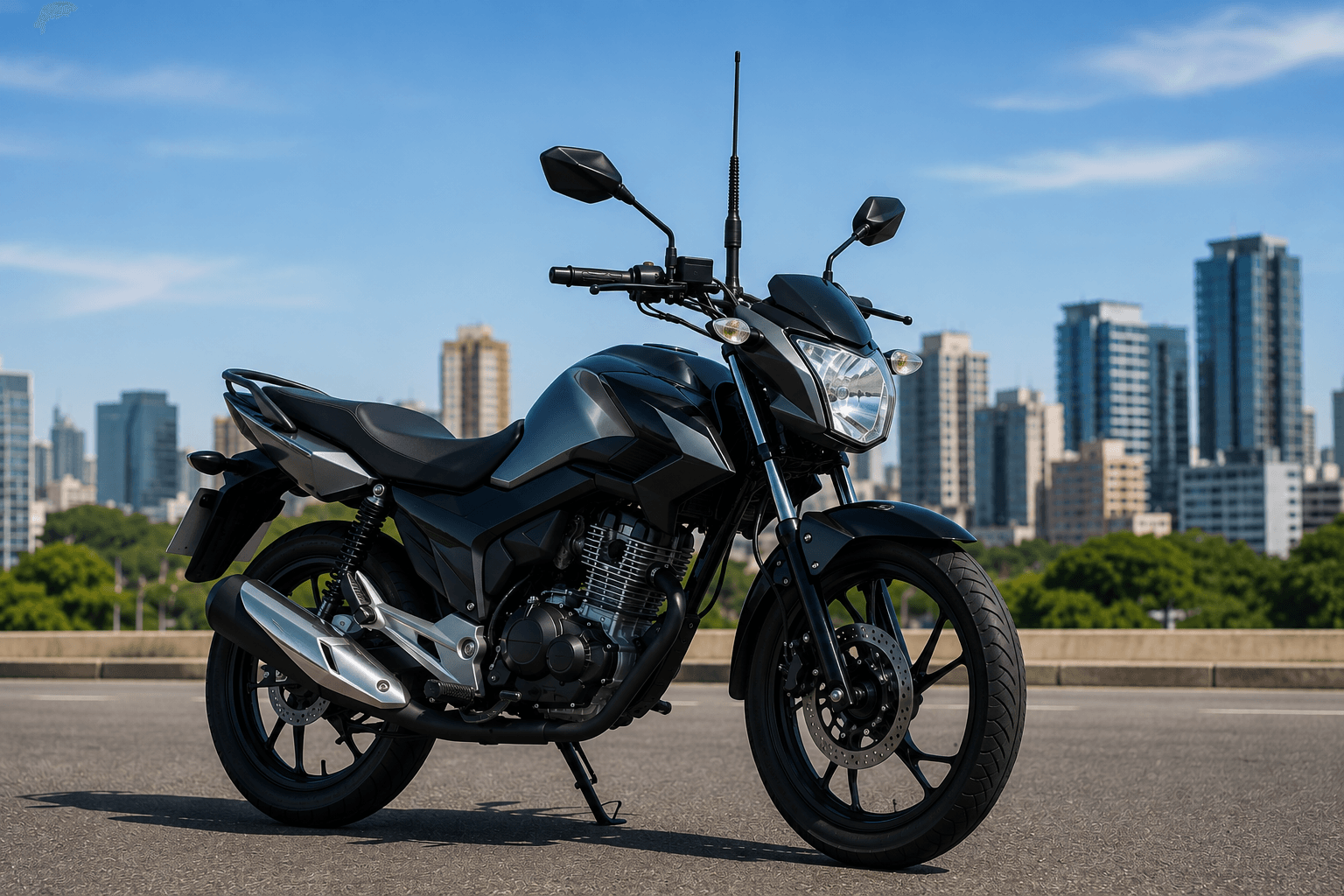 Antena corta-pipa poderá ser obrigatória em todas as motocicletas do País